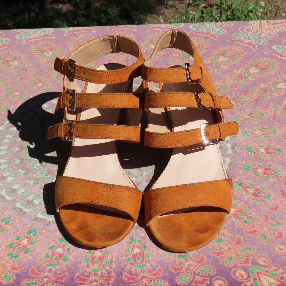 French Blu Tan Sandals